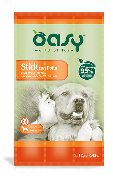 Oasy Snack Con Pollo Per Cani 3 Sticks