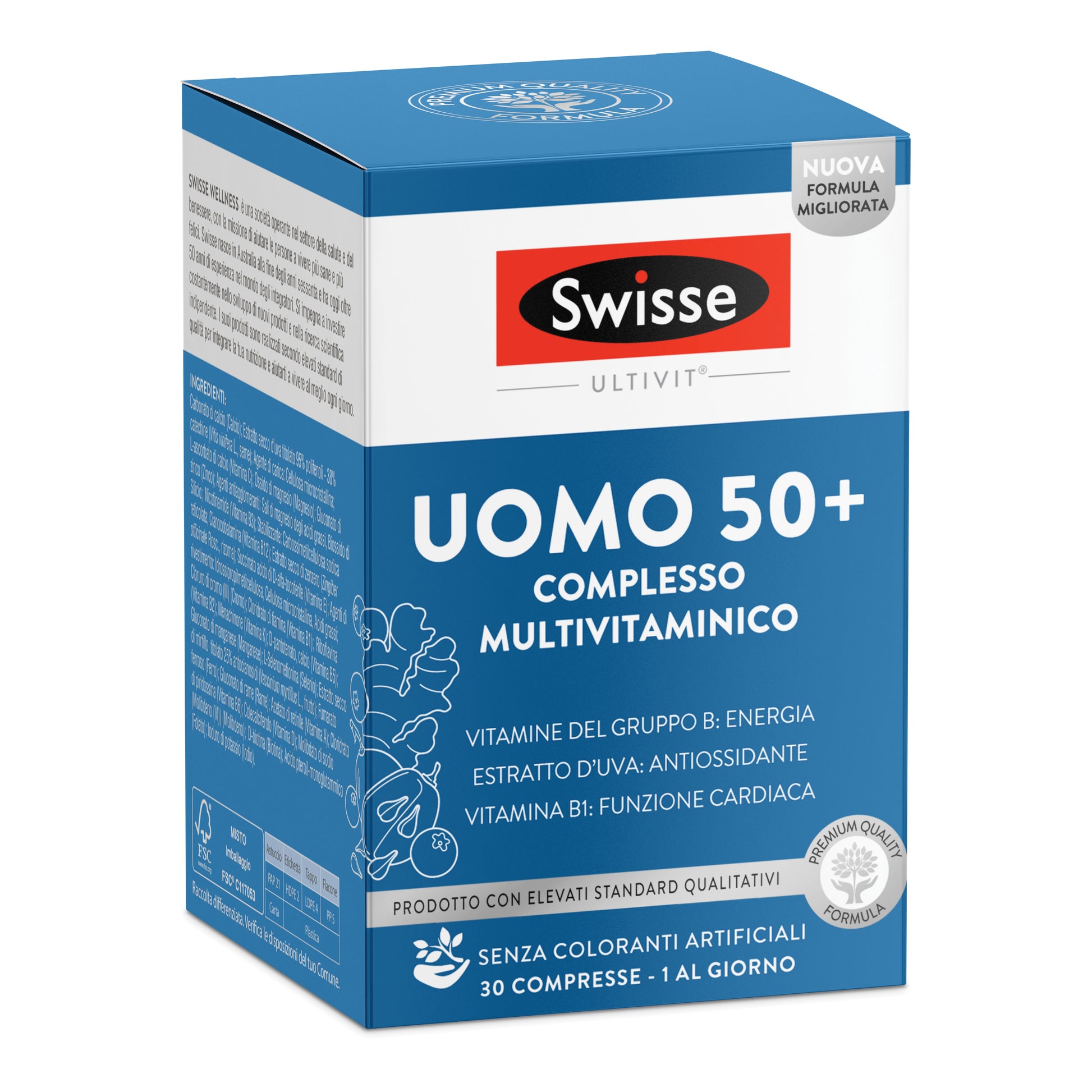 SWISSE MultiVit.Uomo 50+ 30Cpr