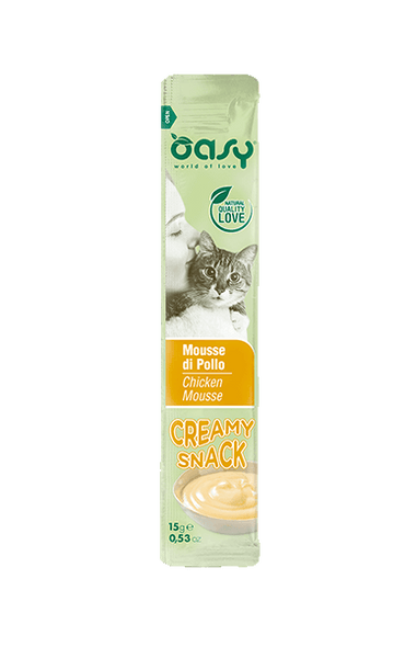 Oasy Snack Cat Creamy Snack Pollo 4x15g