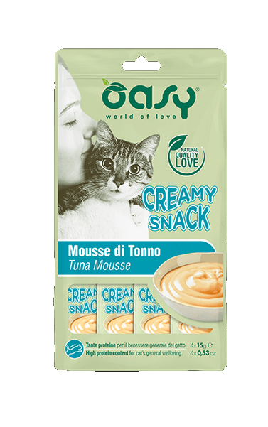OASY SNACK CAT CREAMY TONNO
