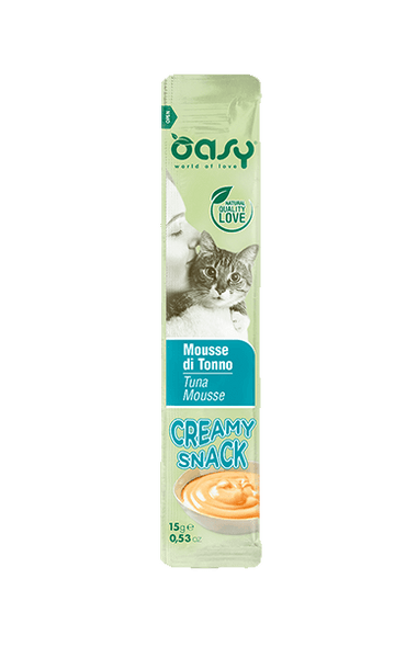 OASY SNACK CAT CREAMY TONNO