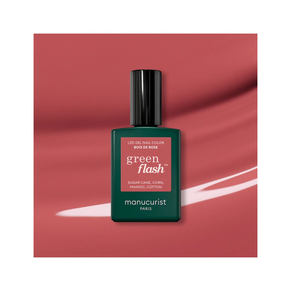 Manucurist Green Flash Smalto Semipermanente Bois De Rose 15ml