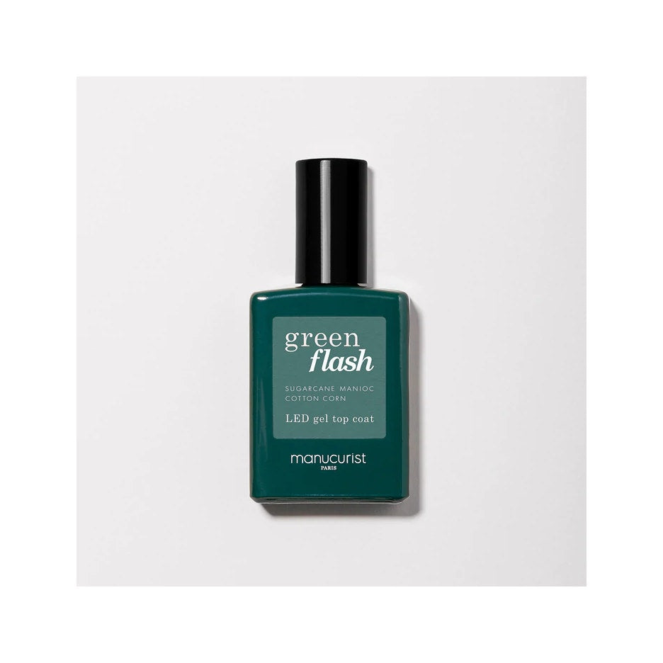 Manucurist Green Flash Smalto Semipermanente Top Coat 15ml