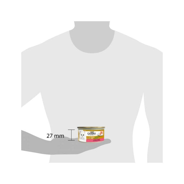 Purina Gourmet Gold Mousse Con Trota E Pomodori Per Gatti Lattina 85g