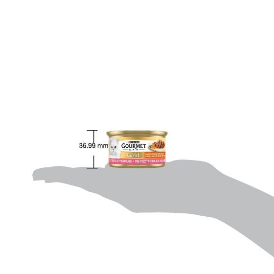 Purina Gourmet Gold Dadini In Salsa Con Trota E Verdure Per Gatti Lattina 85g