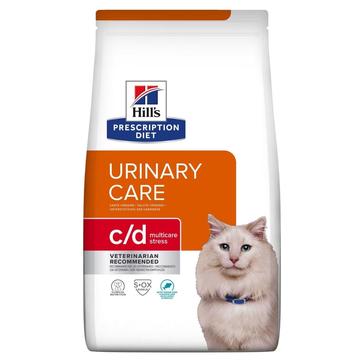Hill's Prescription Diet c/d Multicare Urinary Care Cibo Umido Con Pesce Gatti Adulti Sacco 1,5kg