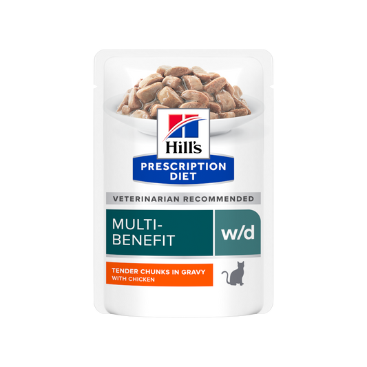Hill's Prescription Diet W/D Multi-Benefit Alimento Per Gatti Con Pollo 85g