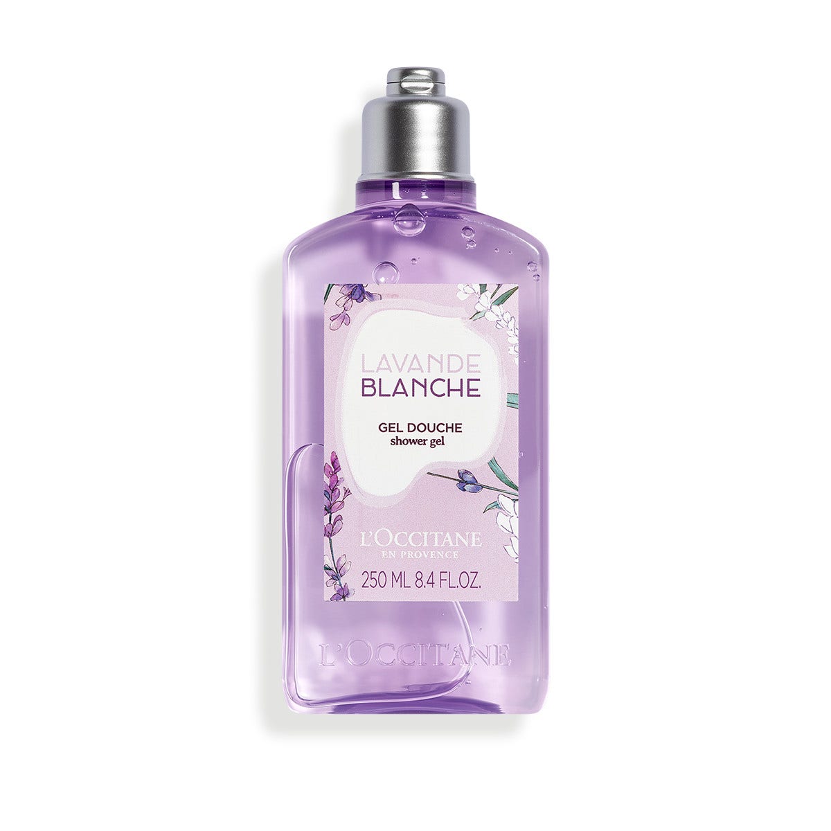 L'occitane Gel Doccia Lavanda Bianca 250ml