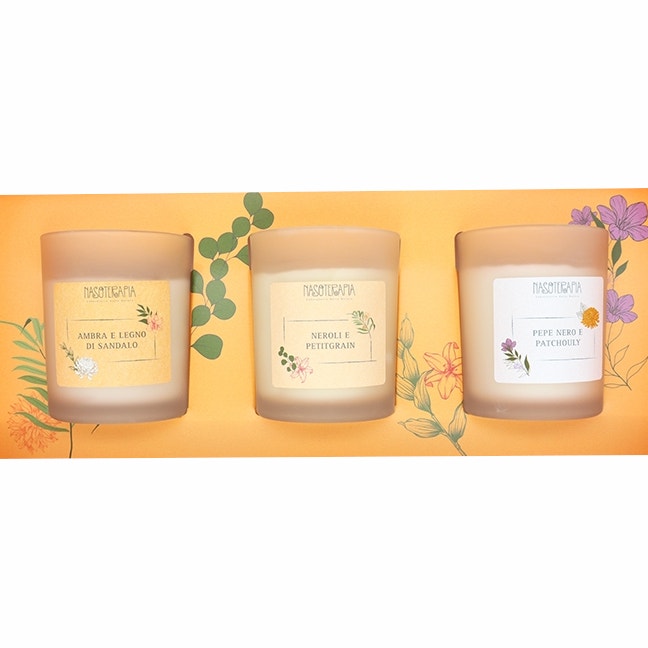 Nasoterapia Cofanetto Oriental Jazz 3 Candele Profumate