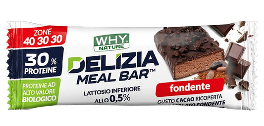 Whynature Delizia Meal Barretta Proteica Fondente 50g
