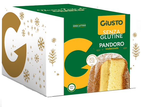 GIUSTO SENZA GLUTINE PANDORO 400 GRAMMI