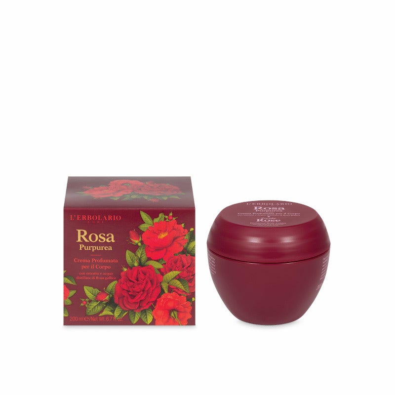 L'Erbolario Rosa Purpurea Crema Profumata Corpo 200ml