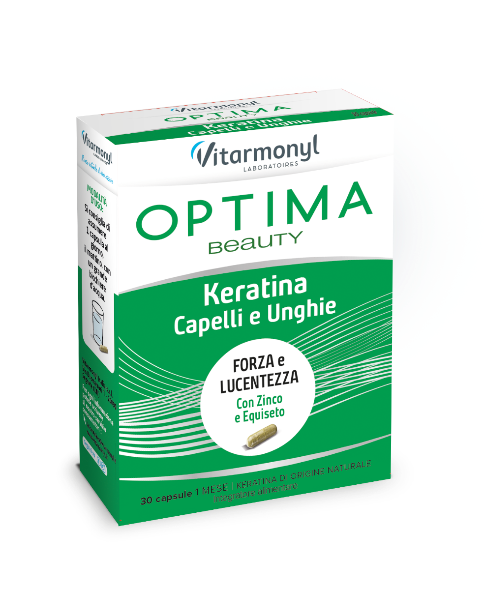 Vitarmonyl Optima Beauty Capelli & Unghie Keratina 30 Capsule