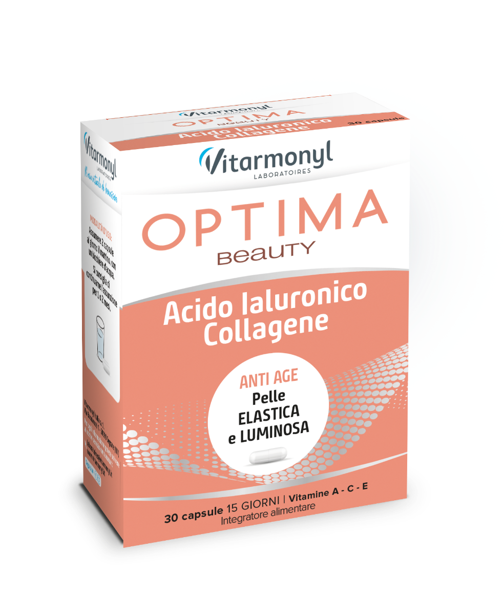 Vitarmonyl Optima Beauty Acido Ialuronico Collagene 30 Capsule