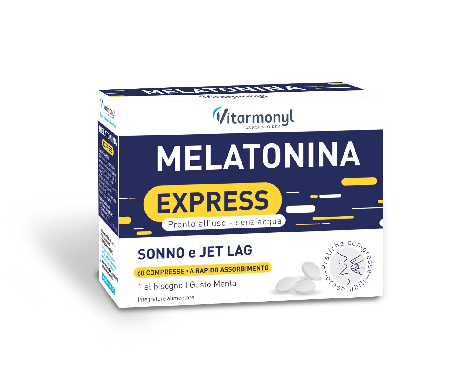 Vitarmonyl Melatonina Express 60 Compresse