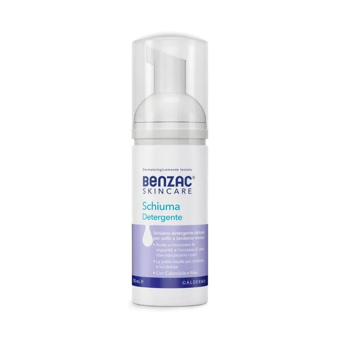 Benzac Skincare Schiuma Detergente Viso Pelle Acneica 130ml
