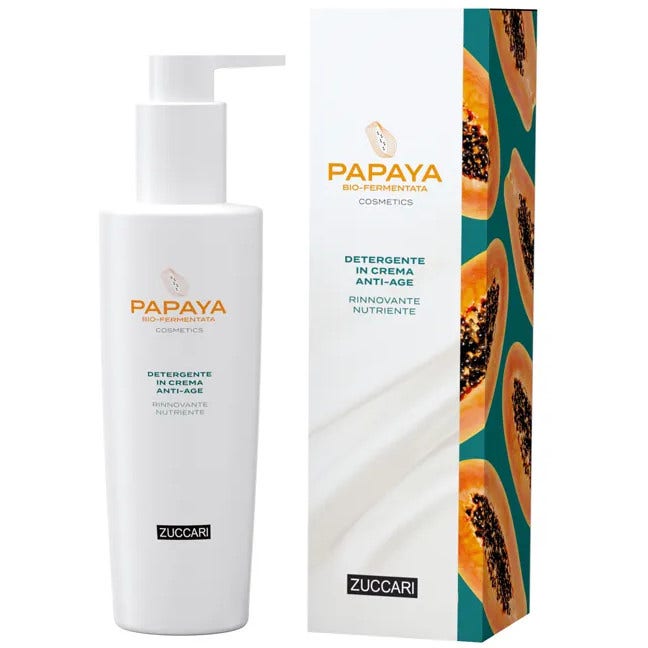 Papaya Cosmetics Detergente Crema Anti-Age Rinnovatore/Nutriente 200ml