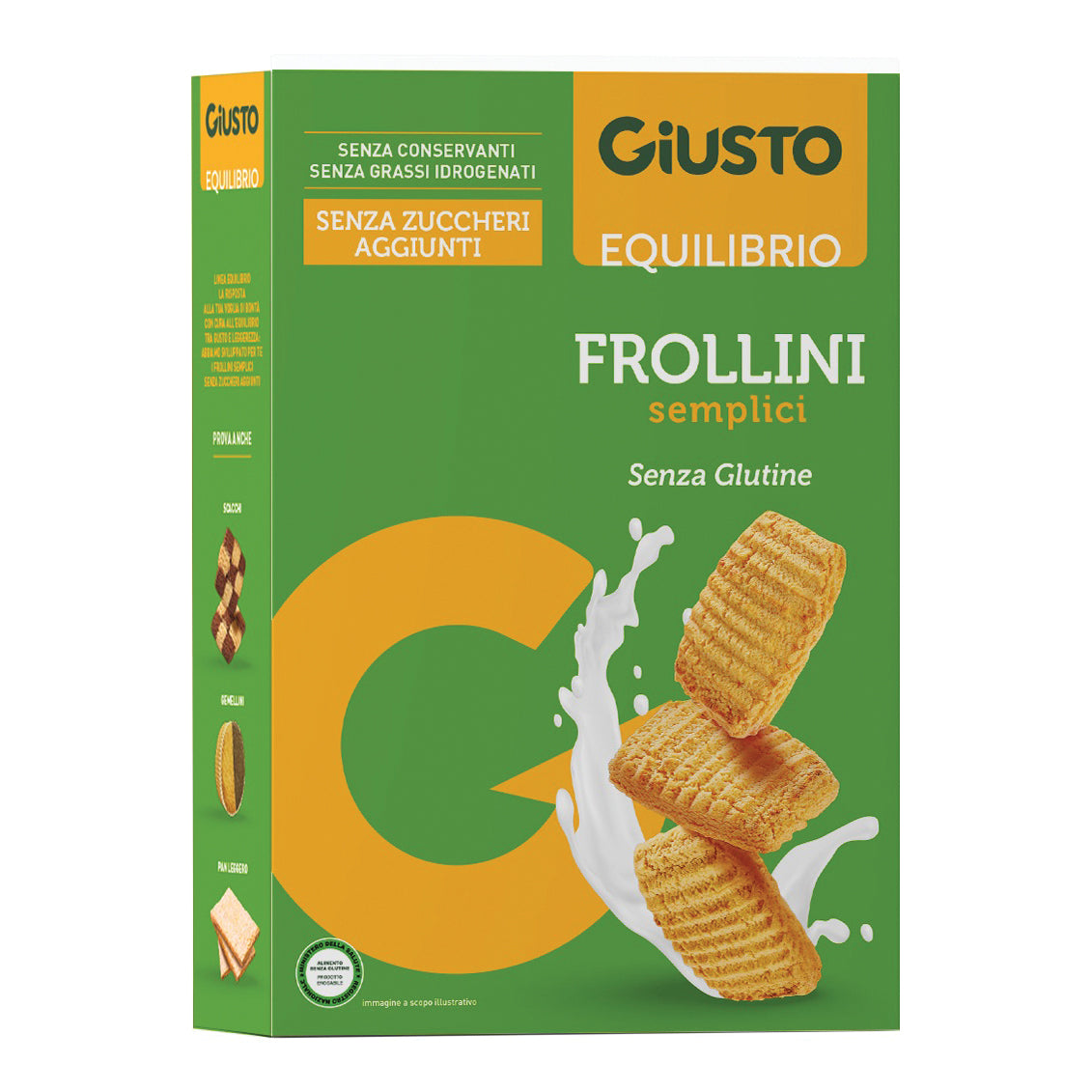 GIUSTO S/G Frollini Semplici 250g