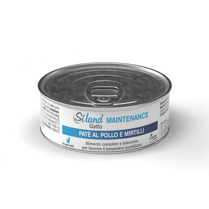 Siland Maintenance Cibo Umido Patè Pollo/Mirtilli Gatti Adulti 85g