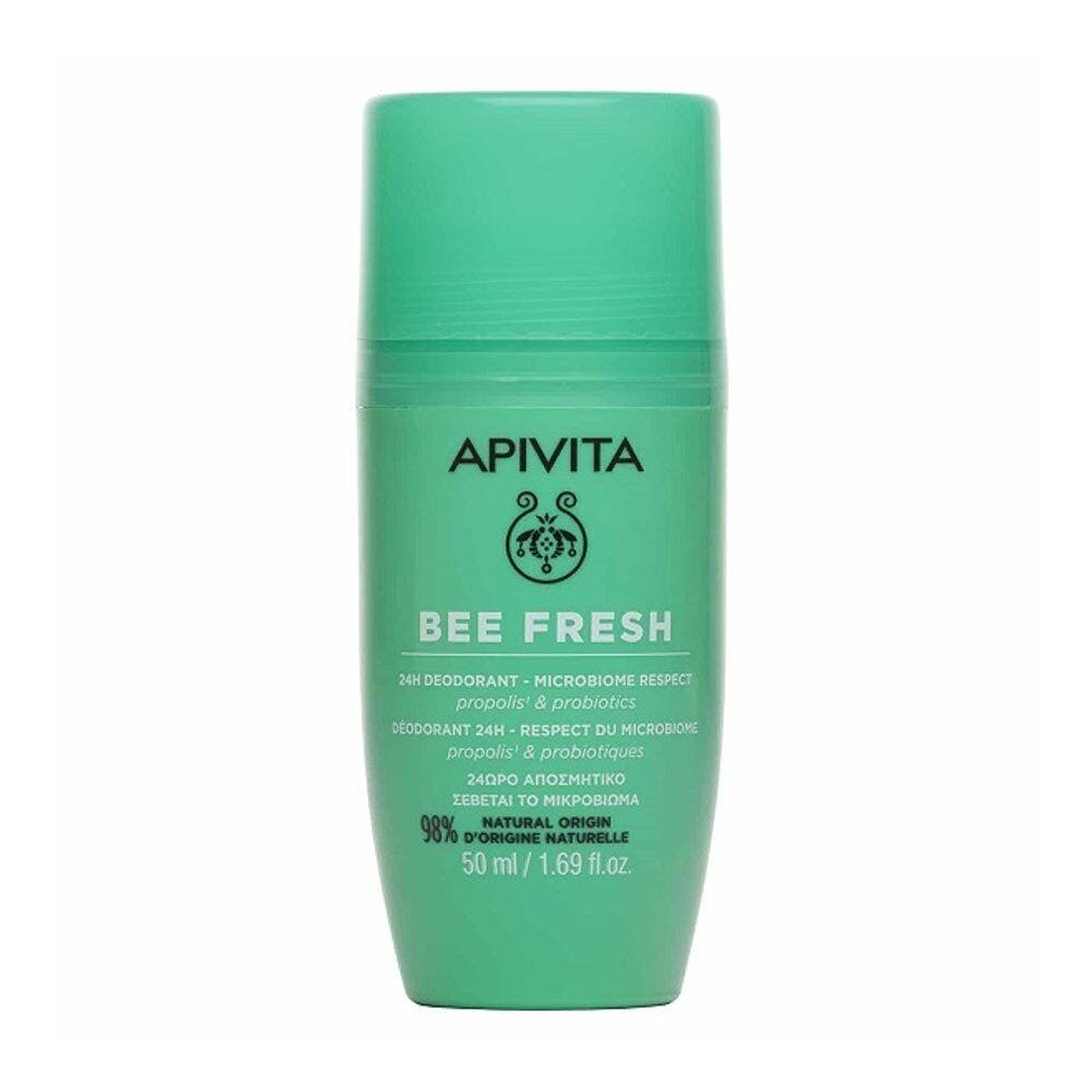 Apivita Bee Fresh Deodorante Roll-On 24H Pelli Sensibili 50ml