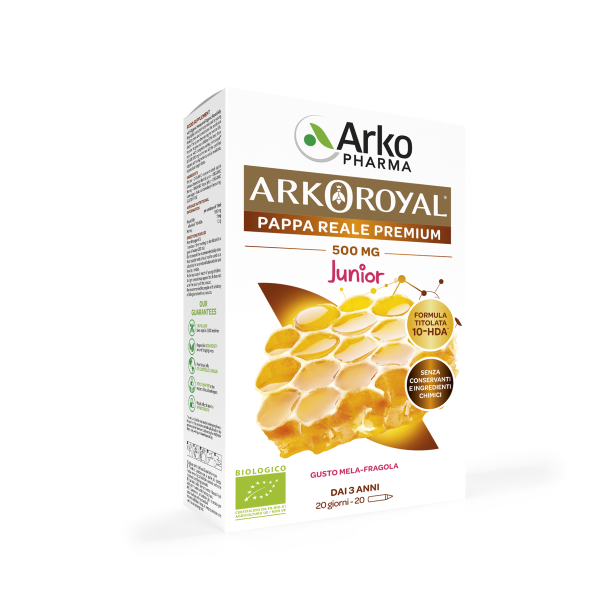 Arkoroyal Junior Pappa Reale Bio 500 Mg 20 Unidose