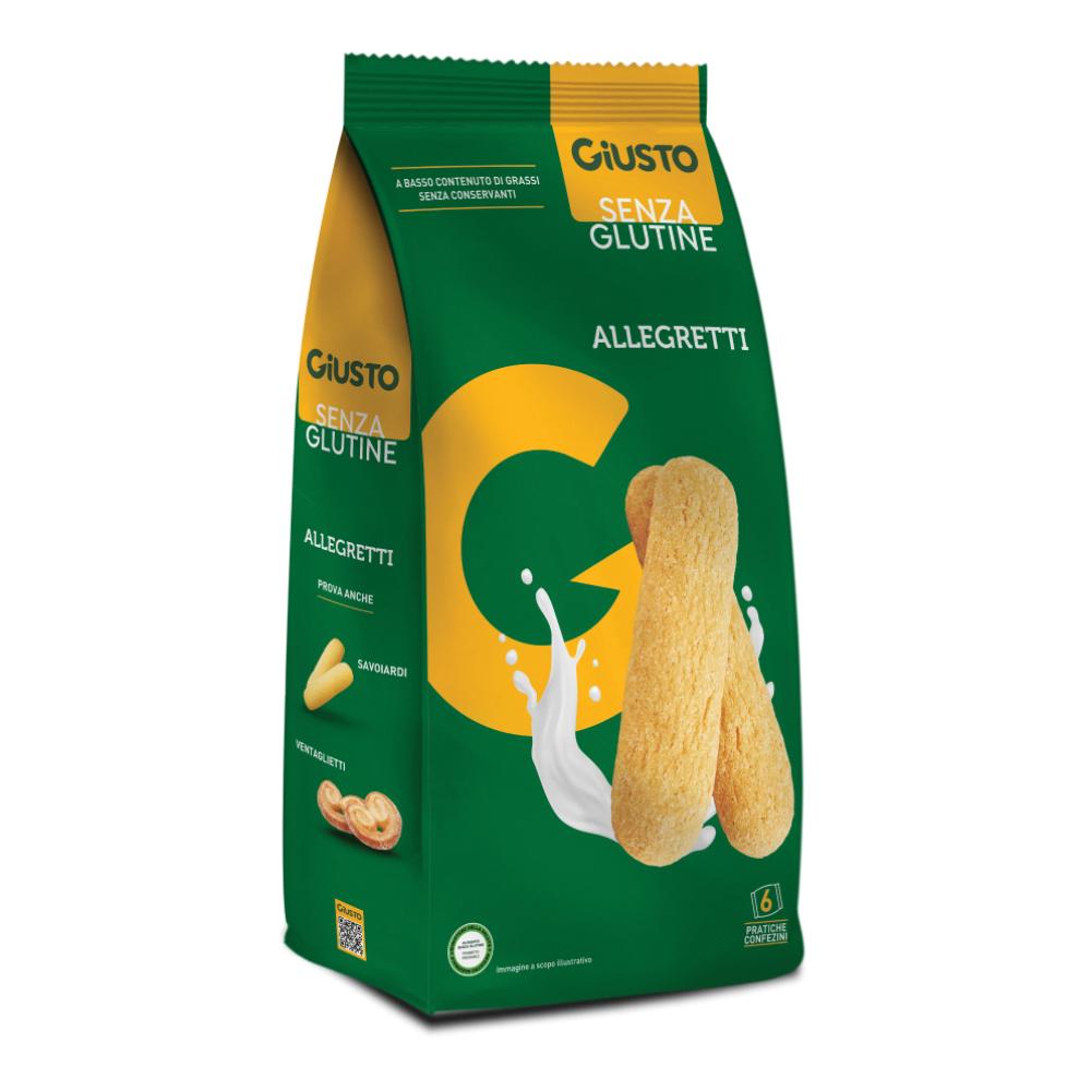 GIUSTO S/G Biscotti Allegretti 200g
