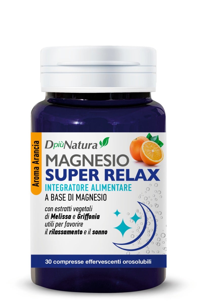 DpiùNatura Magnesio Super Relax Integratore 30 Compresse