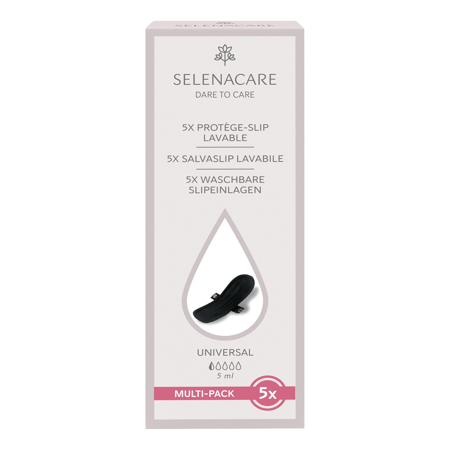 SELENACARE S-Slip Lav.Nero 5pz