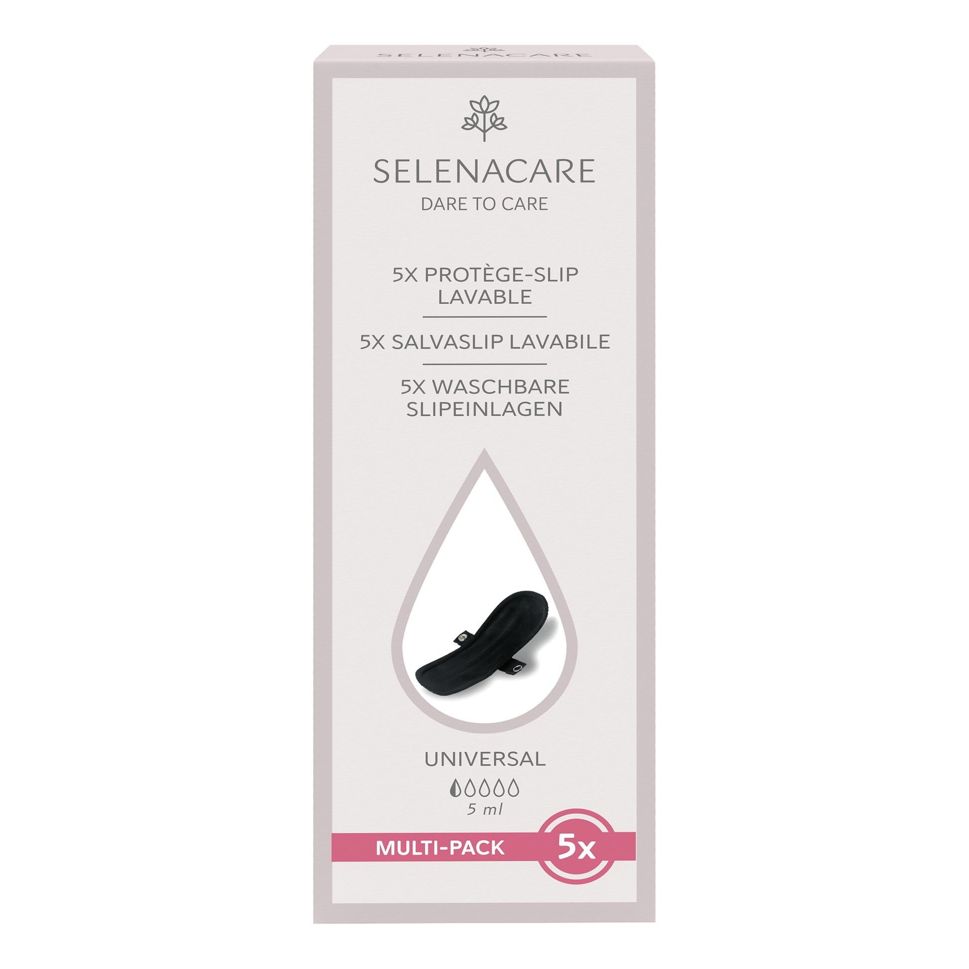 SELENACARE S-Slip Lav.Nero 5pz