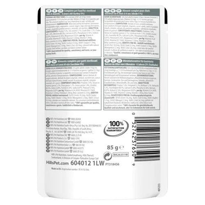 Hill's Science Plan Sterilised Cat Young E Adult Bocconcini Tacchino Per Gatti Bustina 85g