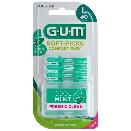 GUM Soft Pick Mint Scov.L 40pz