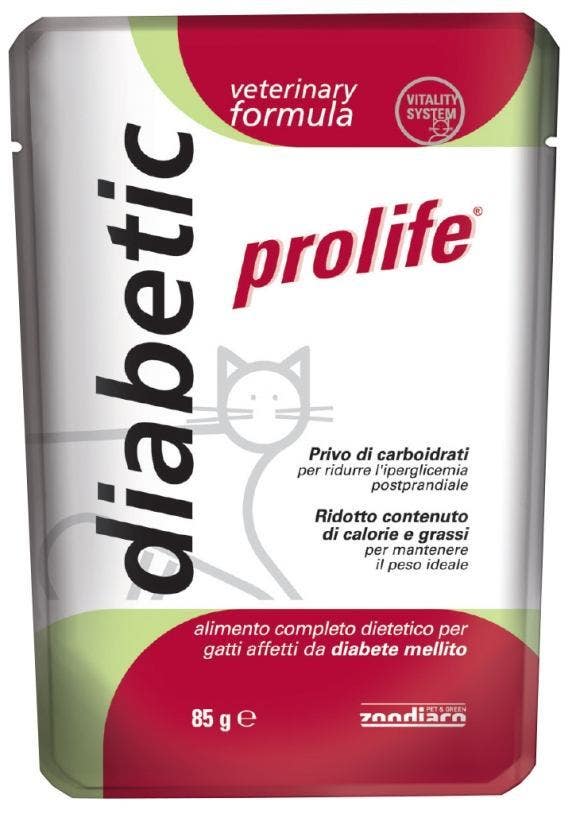 Prolife Veterinary Diabetic Cibo Umido Per Gatti Bustina 85g