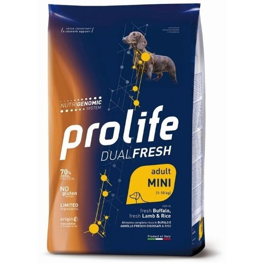 Prolife Dog Dual Fresh Adult Mini Buffalo Lamb & Rice 2Kg
