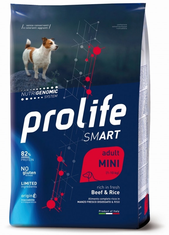Prolife Smart Adult Mini Manzo E Riso Cane 600g