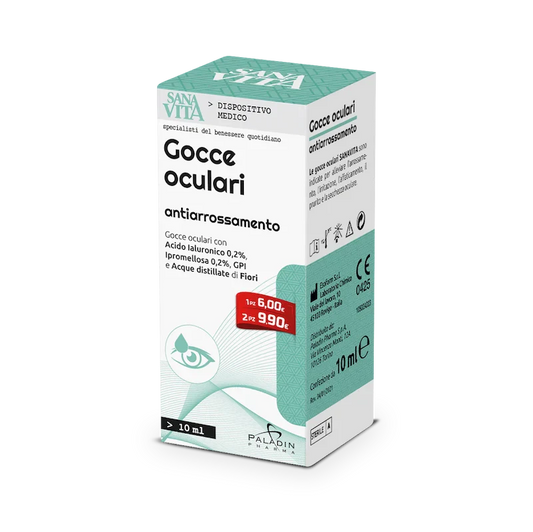 Sanavita Gocce Oculari Antiarrossamento 10ml