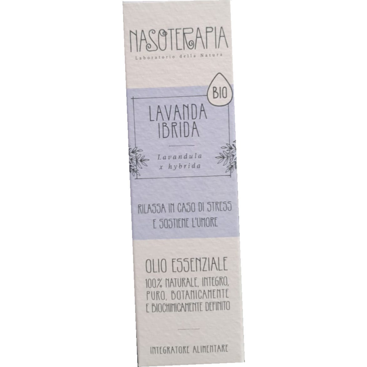 Nasoterapia Olio Essenziale Di Lavanda Ibrida Bio 10ml