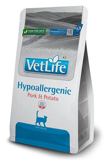 Farmina Vet Life Hypoallergenic Maiale E Patate Per Gatti Adulti Sacco 400g