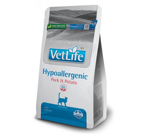 Farmina Vet Life Hypoallergenic Maiale E Patate Per Gatti Adulti Sacco 400g