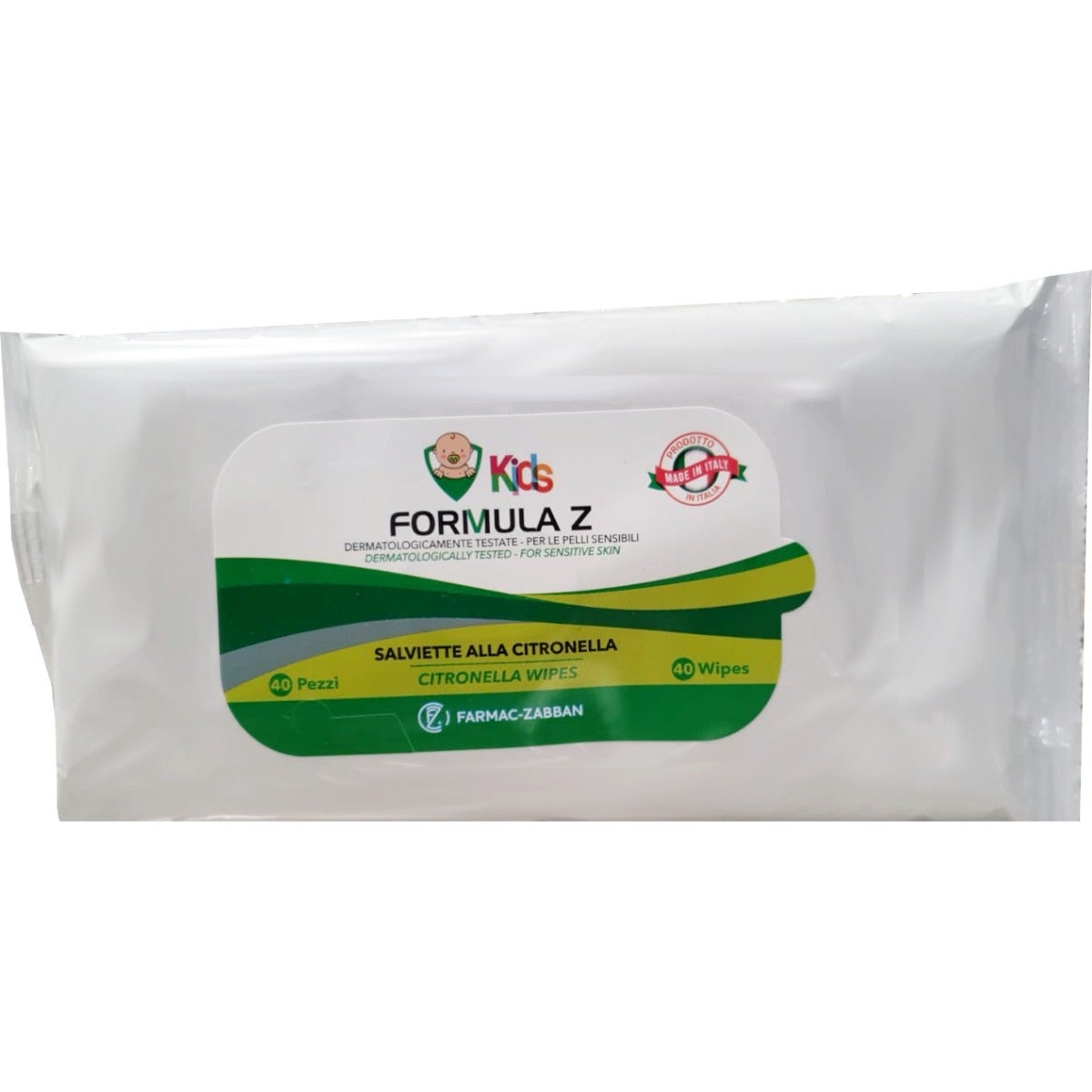 Formula Z Kids Salviette Citronella 40 Pezzi