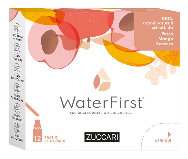 Zuccari WaterFirst Pesca, Mango, Zenzero 12 Stick