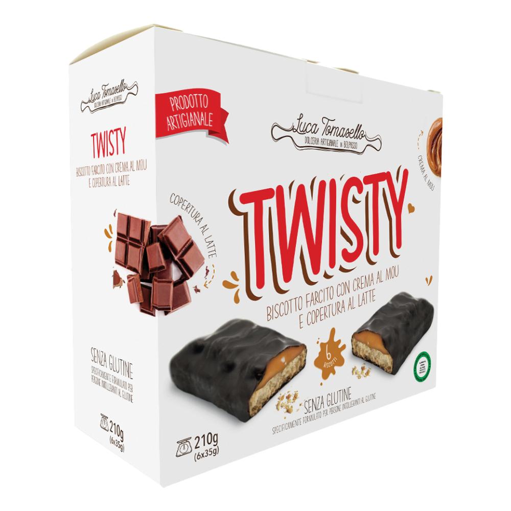 L TOMASELLO Twisty Biscotto 210g