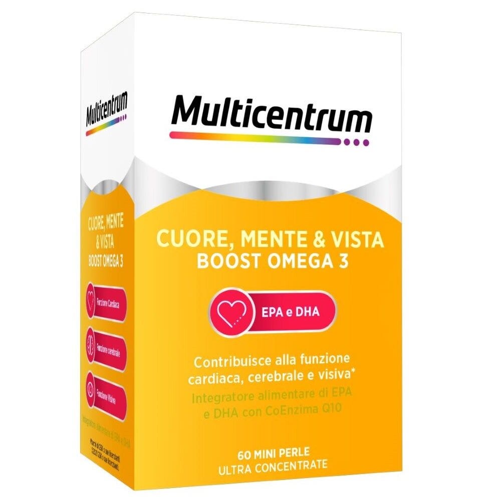 Multicentrum Cuore Mente E Vista Boost Omega3 60 Mini Perle