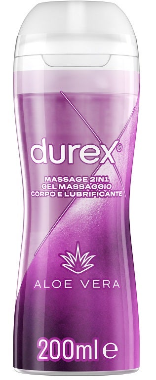 Durex Massage 2In1 Aloe Vera Gel Lubrificante 200ml
