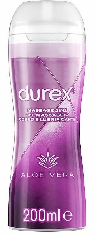 Durex Massage 2In1 Aloe Vera Gel Lubrificante 200ml