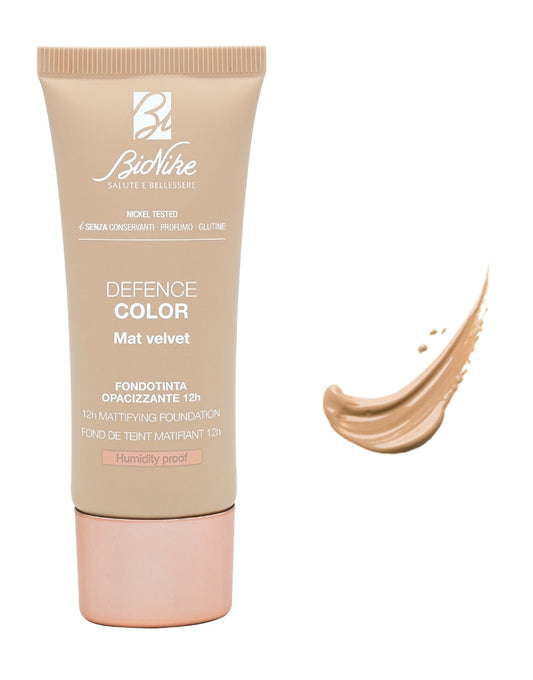 Bionike Defence Color Mat Velvet Fondotinta N. 403 Vrai Sable 30ml