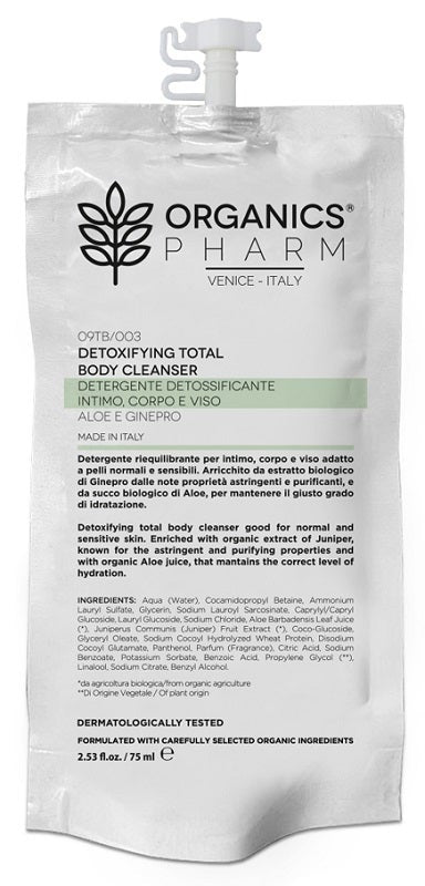 Organics Pharm Detoxifying Total Body Cleanser Detergente Detossificante 75ml