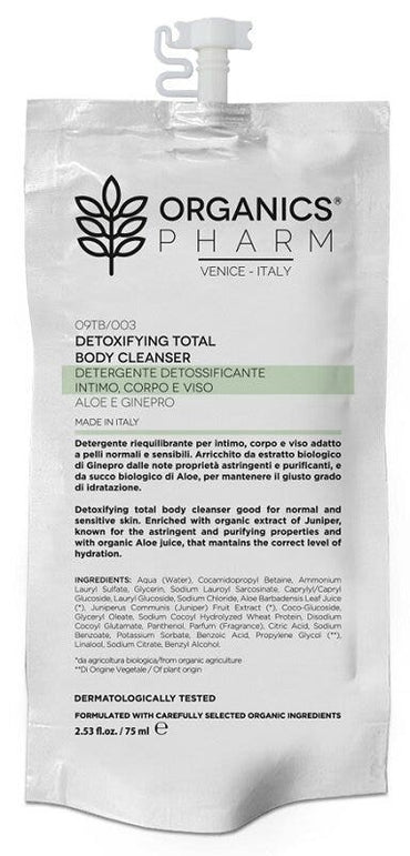 Organics Pharm Detoxifying Total Body Cleanser Detergente Detossificante 75ml