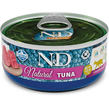 Farmina N&D Natural Tuna Cibo Umido Gatti Adulti Lattina 140g