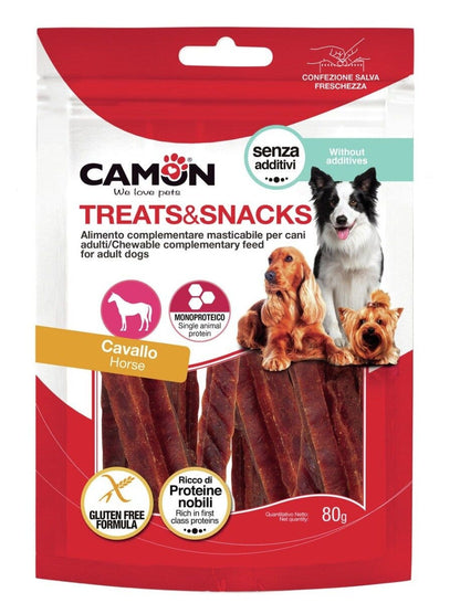 Camon Strips di Cavallo Snack Per Cani 80g