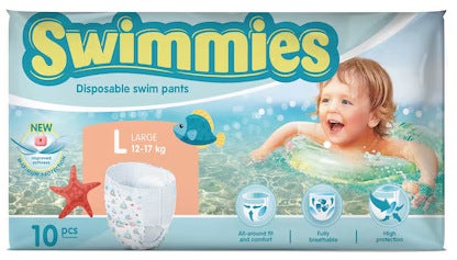 SWIMMIES Pants L(12-17Kg)10pz